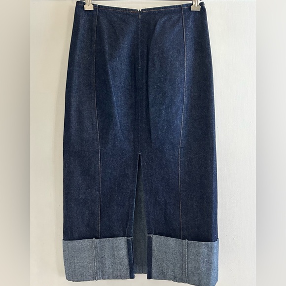 90's W&LT Wild And Lethal Trash Walter Van Beirendonck Denim Jean Skirt Size XS - Picture 2 of 5